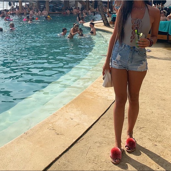 Cheeky lace up one piece bikini - Picture 2 of 5